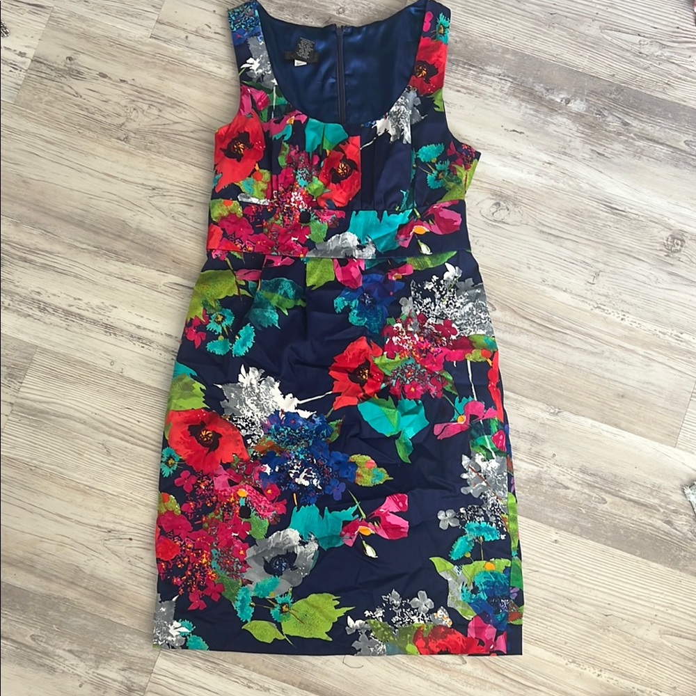 Floral Sleeveless Dress - Multicolor size 4